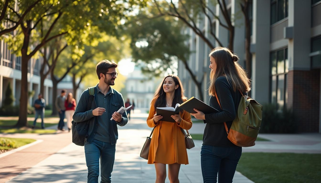 Student using online courses for flexible education